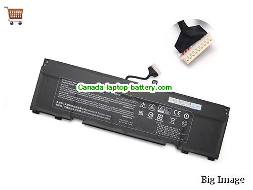Canada Replacement Laptop Battery for  SCHENKER 6-87-PD70S-82B00, XMG Pro 17 E22, PD70BAT-6-80,  Black, 6780mAh, 80Wh  11.4V