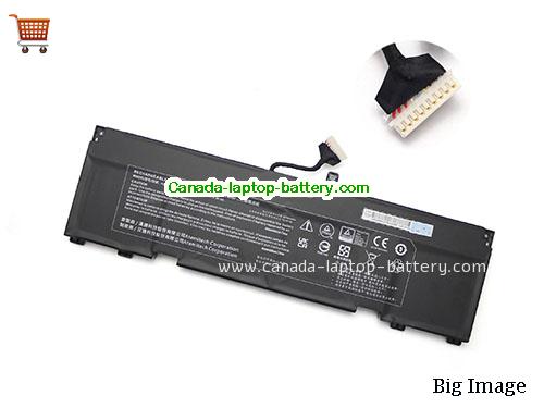 Canada Replacement Laptop Battery for  SCHENKER 6-87-PD70S-82B00, XMG Pro 17 E22, PD70BAT-6-80,  Black, 6780mAh, 80Wh  11.4V