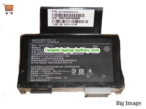 Genuine GETAC 441849800010 Battery 5600mAh, 21Wh , 3.7V, Black , Li-ion