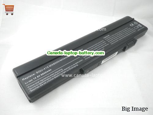 GATEWAY S7210M Replacement Laptop Battery 5200mAh 14.8V Black Li-ion