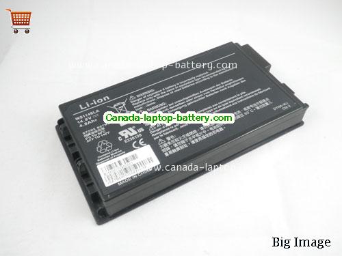 Canada Replacement Laptop Battery for  ARIMA A0730, W812-UI,  Black, 4400mAh 14.8V