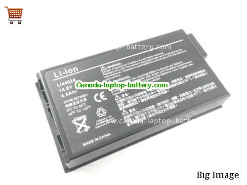 GATEWAY 102739 Replacement Laptop Battery 4400mAh 14.8V Black Li-ion