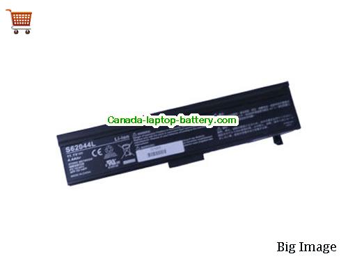 GATEWAY S62044L Replacement Laptop Battery 4400mAh 11.1V Black Li-ion