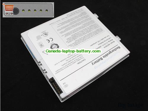 Canada Replacement Laptop Battery for  MOTION M1400 Tablet PC, M1200, M1400 Tablet, M1300,  Silver, 3600mAh 11.1V