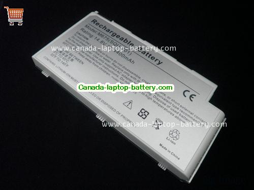 GATEWAY M675E Plus Replacement Laptop Battery 4400mAh 14.8V Sliver Li-ion