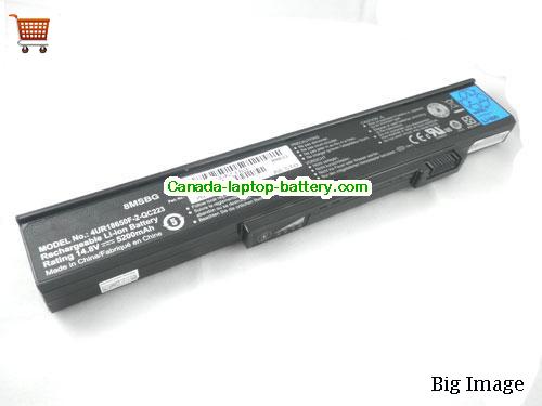 GATEWAY 6501055 Replacement Laptop Battery 4800mAh 14.8V Black Li-ion