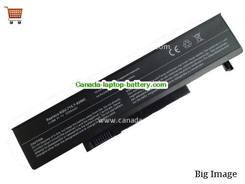 GATEWAY M6849 Replacement Laptop Battery 4400mAh 11.1V Black Li-ion