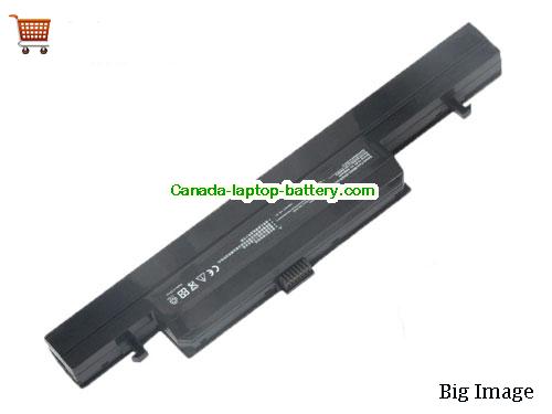 Canada Original Laptop Battery for  CLEVO MB402 Series, 63AM42028OASDC, 63AM42028-OA SDC,  Black, 4400mAh 11.1V