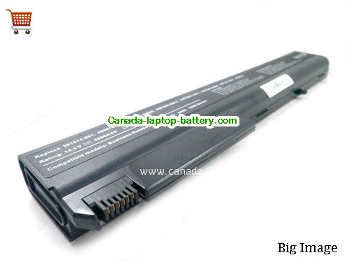 Canada Replacement Laptop Battery for  HP COMPAQ Business Notebook NC8430, Business Notebook NX7400, Business Notebook 8710p, Business Notebook 8510w Mobile Workstation,  Black, 5200mAh 14.4V