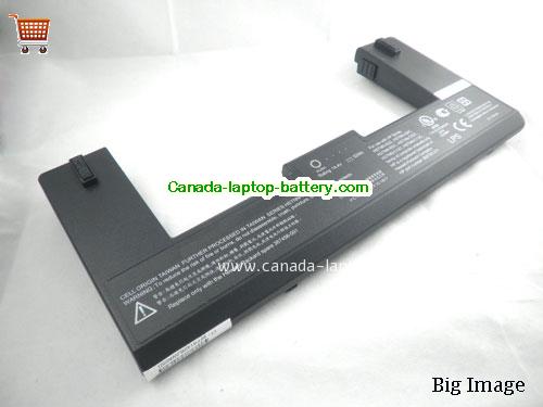 HP COMPAQ Business Notebook 8710w Series Replacement Laptop Battery 3600mAh 14.4V Black Li-ion