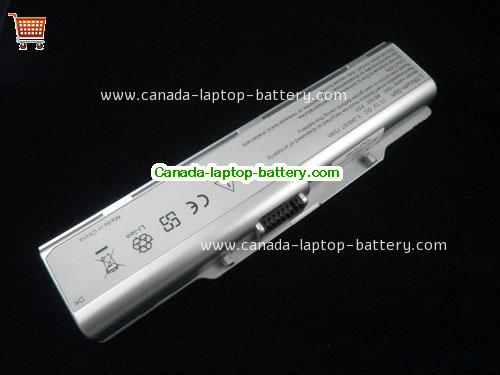 AVERATEC AV1050EB1 Replacement Laptop Battery 4400mAh 11.1V Silver Li-ion