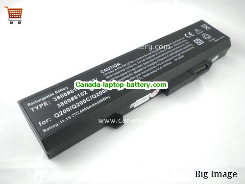 AVERATEC 3715-ED1 Replacement Laptop Battery 4400mAh 11.1V Black Li-ion