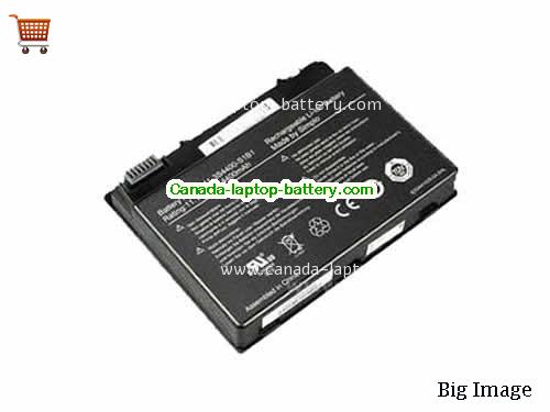 HASEE A42-3S4400-G13 Replacement Laptop Battery 4400mAh 11.1V Black Li-ion