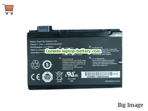 HASEE F50-3S4400-C1S5 Replacement Laptop Battery 4400mAh 11.1V Black Li-ion