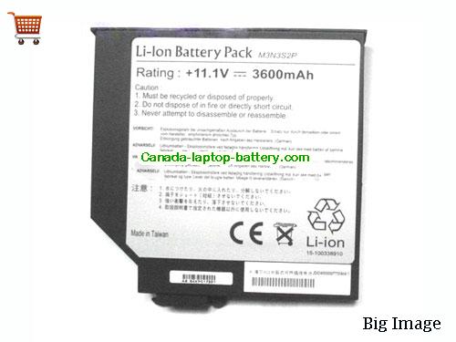 Genuine HAIER M3N3S2P Battery 3600mAh, 41Wh , 11.1V, Black , Li-Polymer