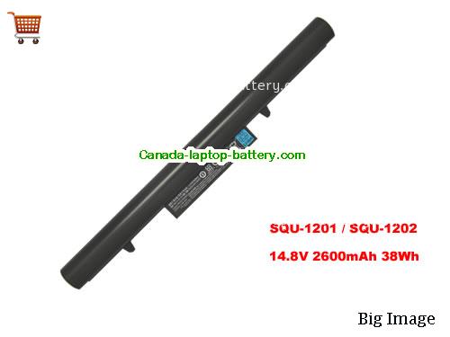 Canada Original Laptop Battery for   Black, 2600mAh, 38Wh  14.8V