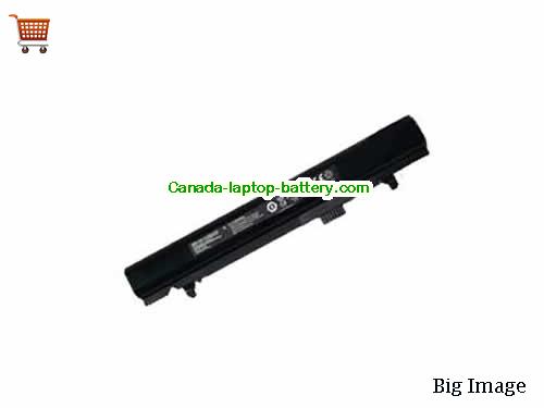 HASEE V10-3S2200-S1S6 Replacement Laptop Battery 2200mAh 10.8V Black Li-ion
