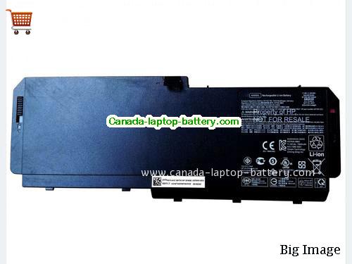 Genuine HP Zbook 17 G5 Battery 4400mAh, 50Wh , 11.4V, Black , Li-Polymer