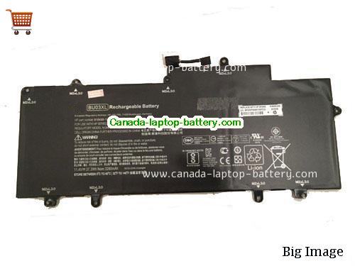 Canada Genuine 37.3Wh HP BU03XL Battery for Chromebook 14 G4 Notebook