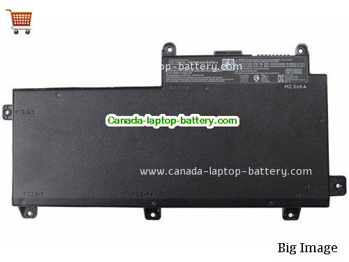 Genuine HP EliteBook 820 G3 (P4F84PT) Battery 4200mAh, 48Wh , 11.4V, Black , Li-ion