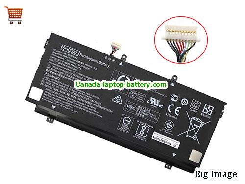 Genuine HP SH03XL Battery 4795mAh, 57.95Wh , 11.55V, Black , Li-ion