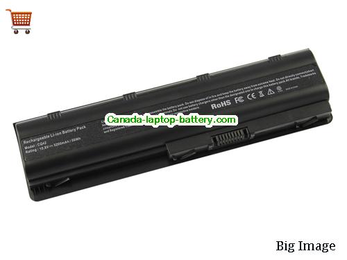 COMPAQ Presario CQ62-105TU Replacement Laptop Battery 5200mAh 10.8V Black Li-ion