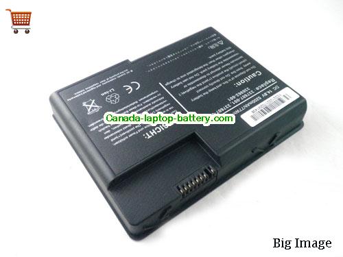 COMPAQ X1050CA Replacement Laptop Battery 4800mAh 14.8V Black Li-ion