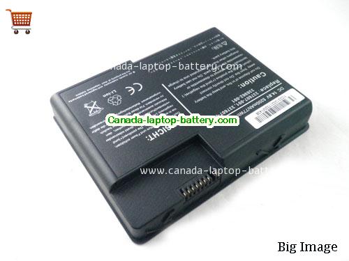 COMPAQ X1051AP Replacement Laptop Battery 4800mAh 14.8V Black Li-ion