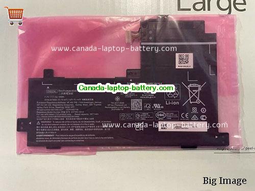 Genuine HP DS02XL Battery 3971mAh, 32.18Wh , 7.7V, Black , Li-Polymer