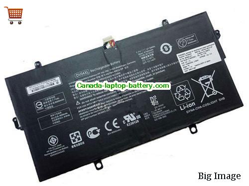 Genuine HP Elite X3 Lap Dock Part 2 Battery 6180mAh, 48Wh , 7.7V, Black , Li-ion