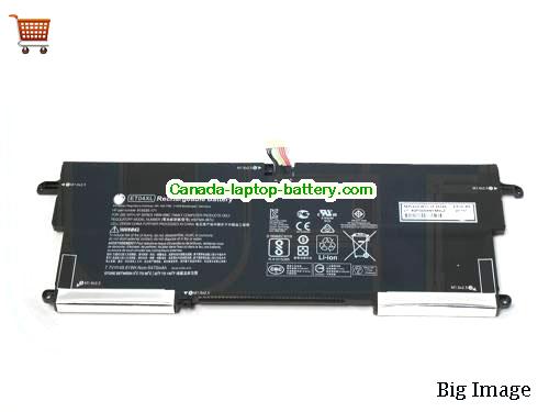Genuine HP 1EJ33AV_MB Battery 6470mAh, 49.81Wh , 7.7V, Black , Li-Polymer