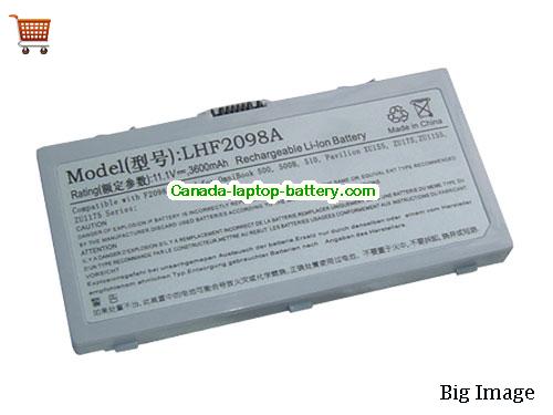 HP Omnibook 510 Replacement Laptop Battery 3600mAh 11.1V Silver Li-ion