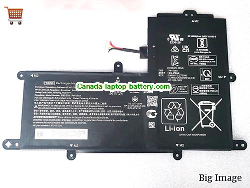 Genuine HP TPN-DB0A Battery 4700mAh, 37.6Wh , 7.6V, Black , Li-Polymer