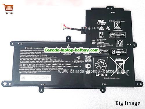 Genuine HP TPN-DB0A Battery 4700mAh, 37.6Wh , 7.6V, Black , Li-Polymer