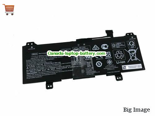 Genuine HP L42550-2C1 Battery 6150mAh, 47.3Wh , 7.7V, Black , Li-Polymer