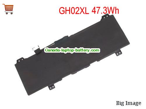 Genuine HP Chromebook X360 14a-ca0090wm Battery 6000mAh, 47.3Wh , 7.7V, Black , Li-Polymer
