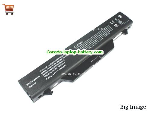 HP 535753-001 Replacement Laptop Battery 4400mAh 14.4V Black Li-ion