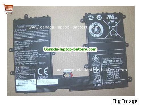 Genuine HP HSTNN-Q12C Battery 31Wh, 3.75V, Black , Li-ion