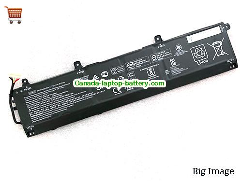 Genuine HP ZBook Power G7 2M0E5PA Battery 6880mAh, 83Wh , 11.58V, Black , Li-Polymer