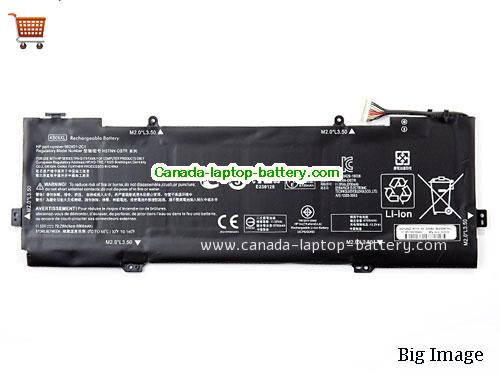 Genuine HP Spectre x360 15-bl000ng Battery 6860mAh, 79Wh , 11.55V, Black , Li-ion