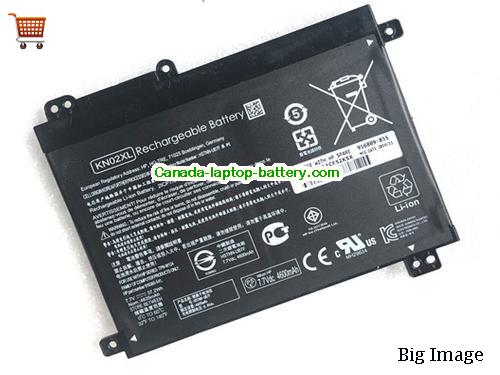 Genuine HP HSTNN-UB7F Battery 4600mAh, 37Wh , 7.4V, Black , Li-ion