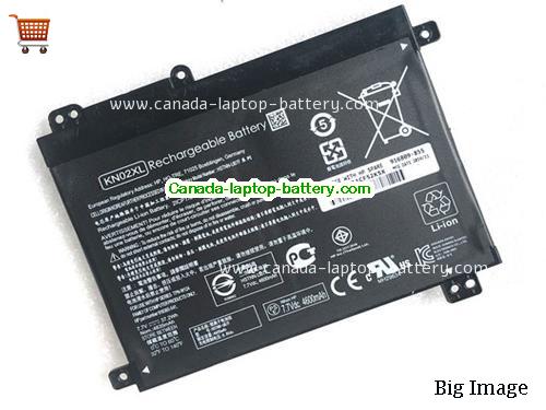 Genuine HP Pavilion X360 11-ad100tu Battery 4600mAh, 37Wh , 7.4V, Black , Li-ion