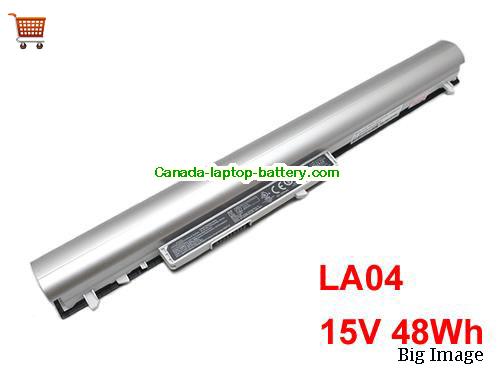 Genuine HP PAVILLION 15-N222SA Battery 2620mAh, 41Wh , 15V, Silver , Li-ion