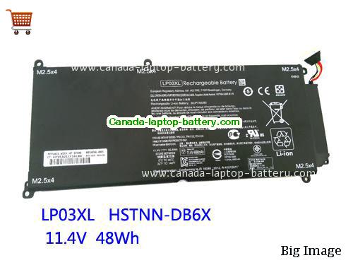 Genuine HP Envy 15-ae154na Battery 48Wh, 11.4V, Black , Li-ion