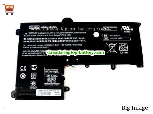 Genuine HP HSTNNLB5B Battery 3380mAh, 25Wh , 7.4V, Black , Li-Polymer