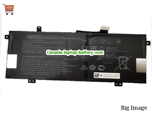 Canada Genuine Hp MD02XL Battery L63999-421 Rechargeable Li-Polymer 40.61Wh