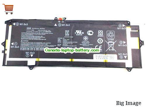 Genuine HP Elite X2 1012 G1-1ES75EC Battery 4820mAh, 40Wh , 7.7V, Black , Li-ion