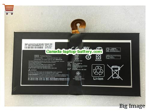 Genuine HP HSTNH-C408M-SD Battery 5525mAh, 21Wh , 3.8V, Black , Li-Polymer