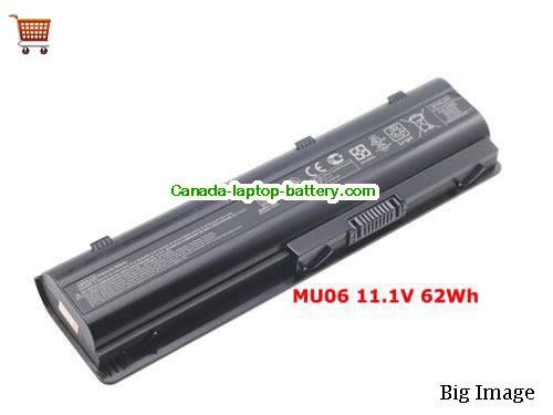 Genuine HP 593554-001 Battery 62Wh, 11.1V, Black , Li-ion