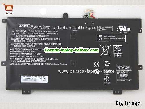 Genuine HP TPN-Q127 Battery 21Ah, 7.4V,  , Li-ion